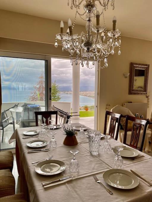 Marine'S Lux Villa:Golden Sunset Kalamata Luaran gambar